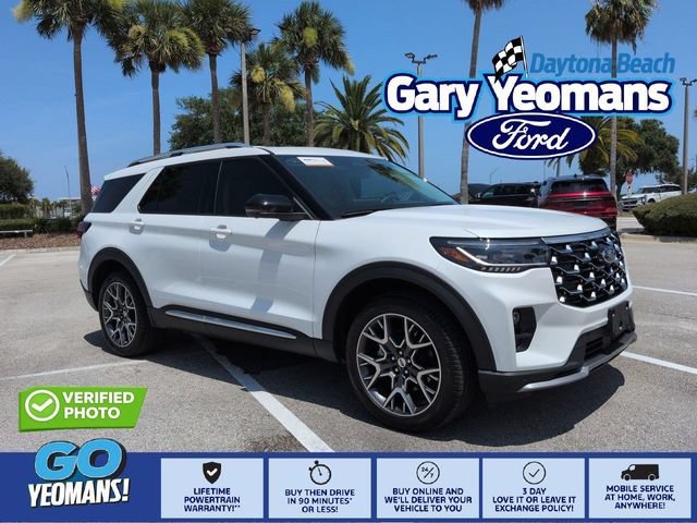 Certified 2025 Ford Explorer Platinum w/ Ultimate Package