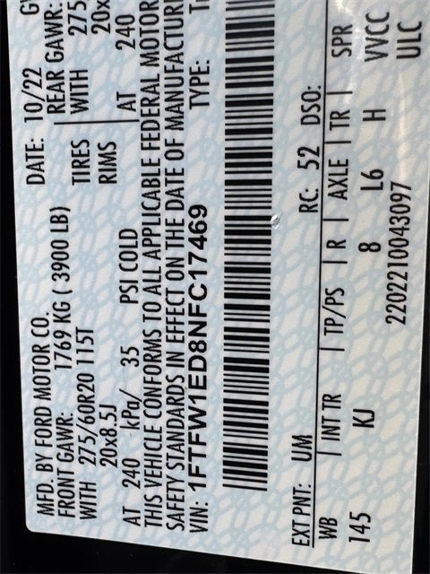 Certified 2022 Ford F150 King Ranch w/ Equipment Group 601A High image 33