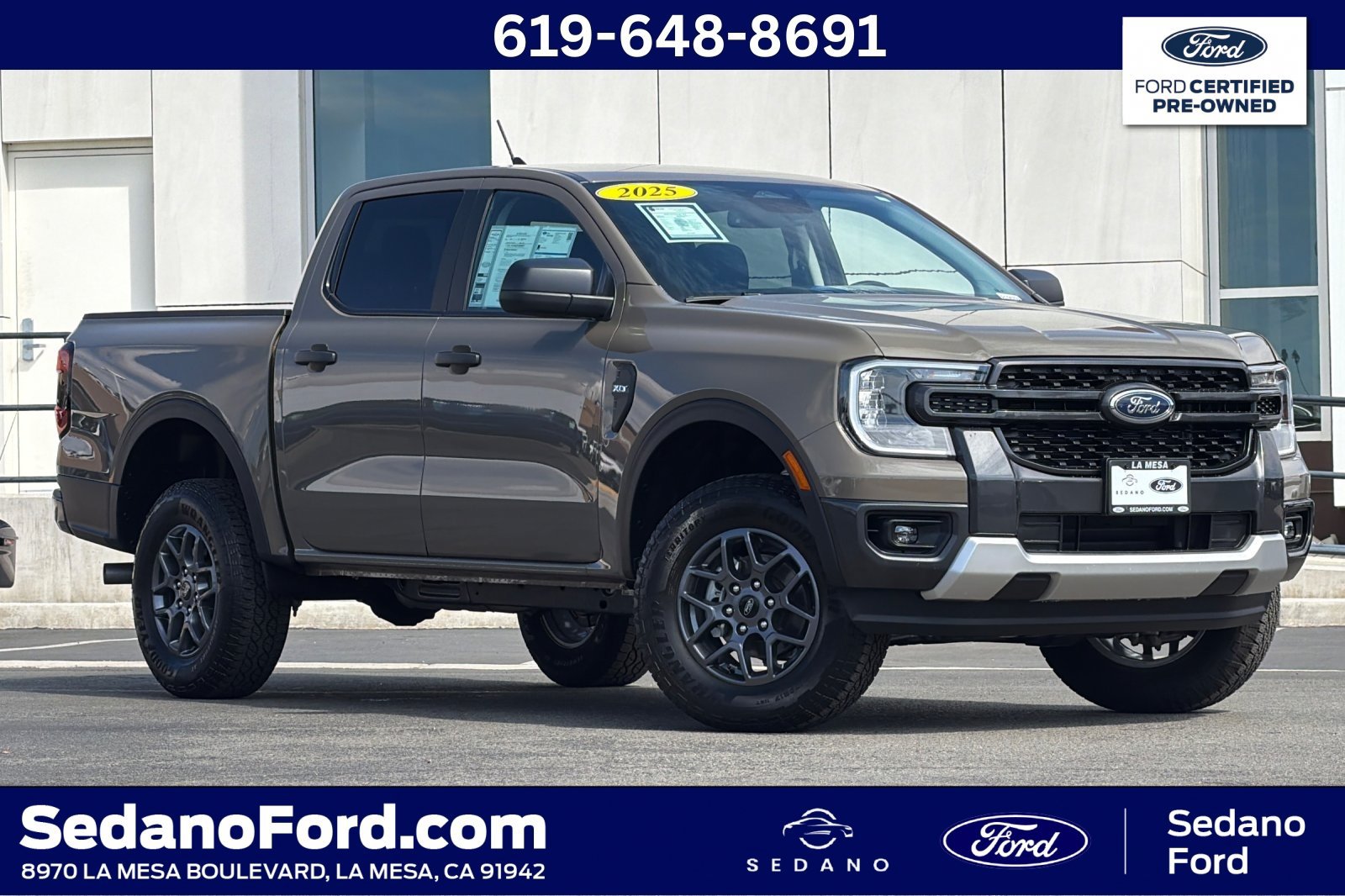 Certified 2025 Ford Ranger XLT w/ Convenience Package