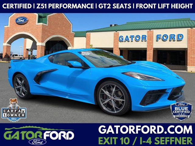 Used 2021 Chevrolet Corvette Stingray Preferred Cpe w/ Z51 Performance Package image 1