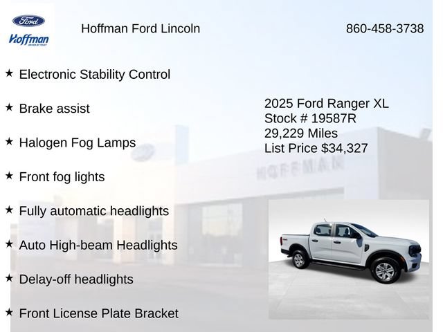 Certified 2025 Ford Ranger XL w/ Trailer Tow Package AWD/4WD image 27