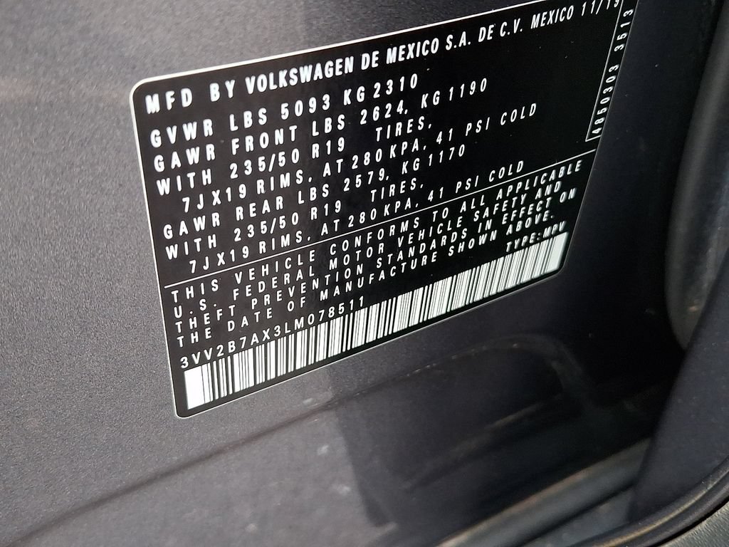 Used 2020 Volkswagen Tiguan SEL AWD/4WD image 27