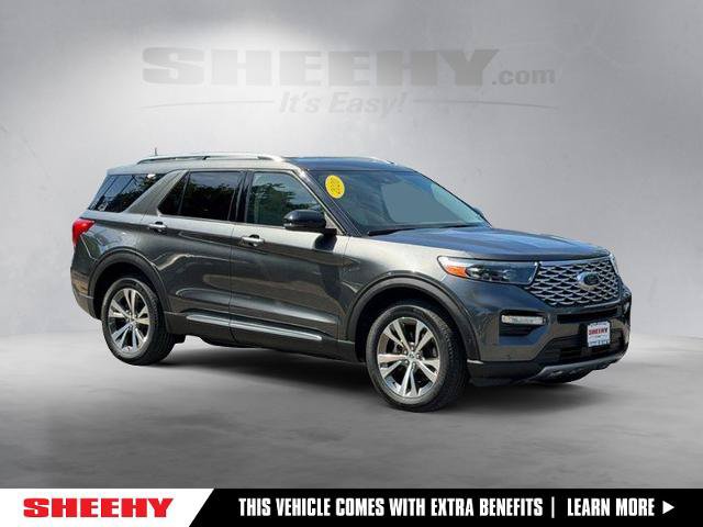 Certified 2020 Ford Explorer Platinum w/ Premium Technology Package AWD/4WD image 1
