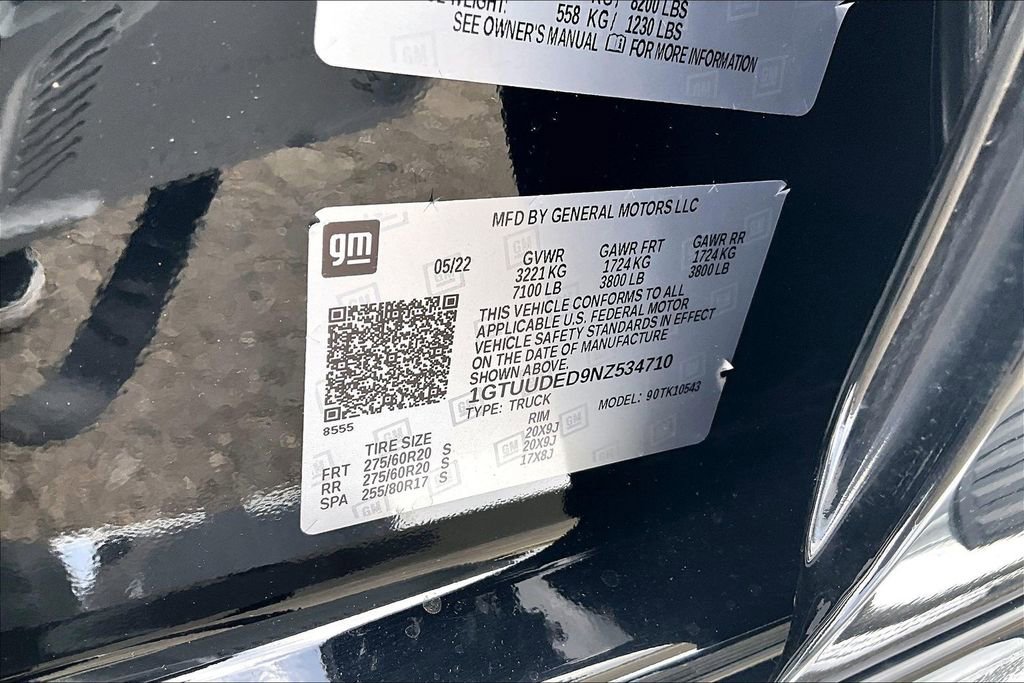 Used 2022 GMC Sierra 1500 SLT w/ SLT Premium Plus Package AWD/4WD image 36