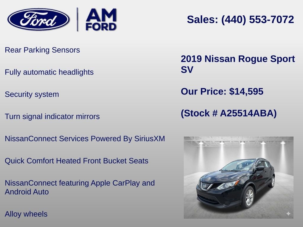 Used 2019 Nissan Rogue Sport SV AWD/4WD image 12
