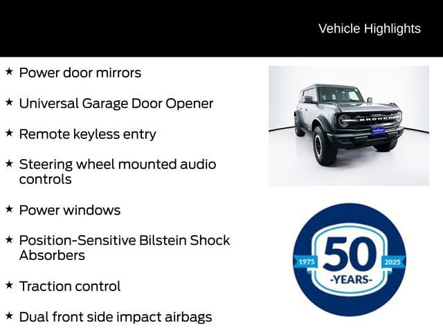 Certified 2023 Ford Bronco Outer Banks w/ Sasquatch Package AWD/4WD image 26