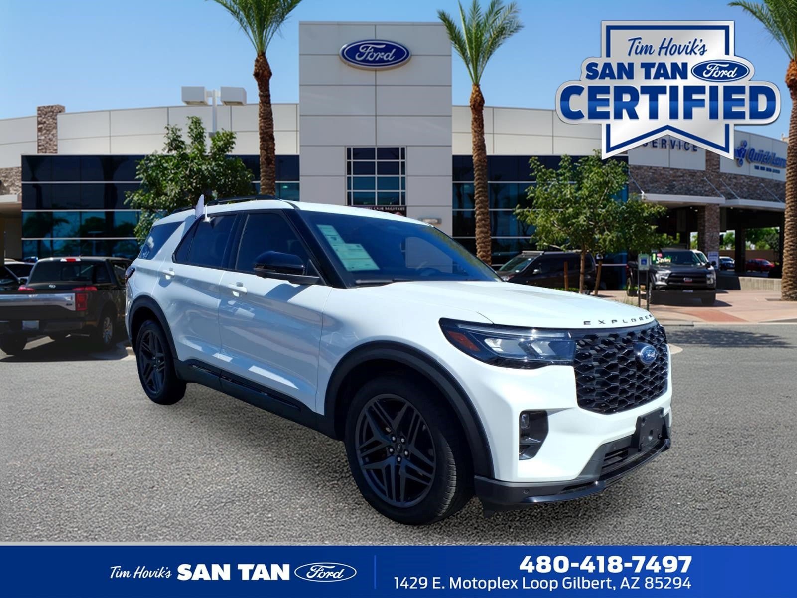 Certified 2025 Ford Explorer ST w/ Sun And Sound Package