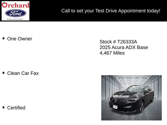Used 2025 Acura ADX A-Spec AWD/4WD image 7