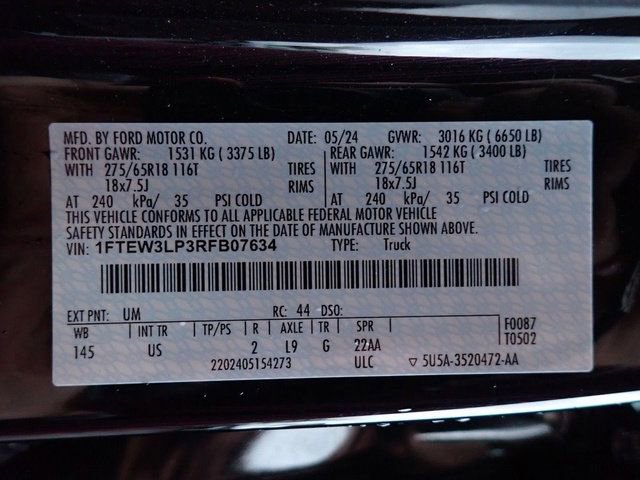 Certified 2024 Ford F150 XLT w/ Equipment Group 302A MID image 23