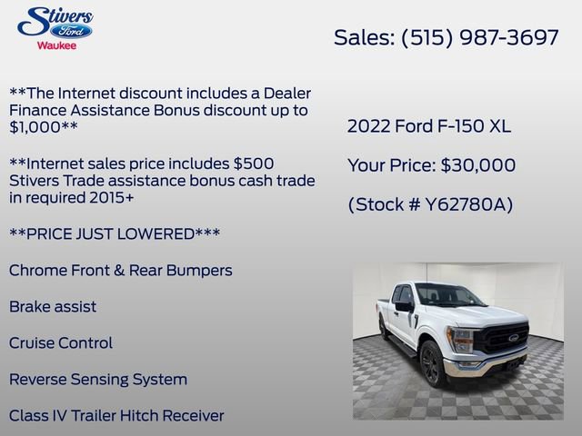 Certified 2022 Ford F150 XL w/ Equipment Group 101A High AWD/4WD image 22