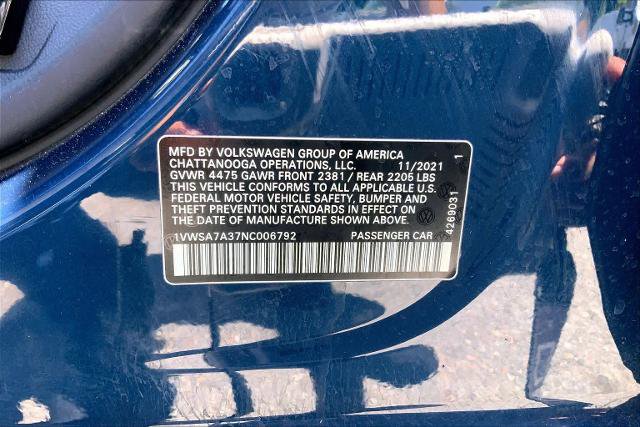 Used 2022 Volkswagen Passat 2.0T SE FWD image 34