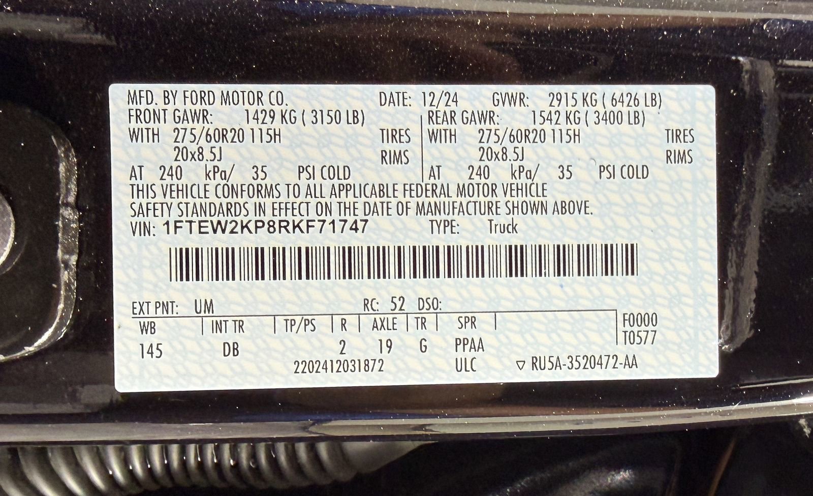 Certified 2024 Ford F150 STX image 14