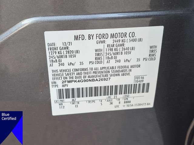 Certified 2022 Ford Edge SE AWD/4WD image 37