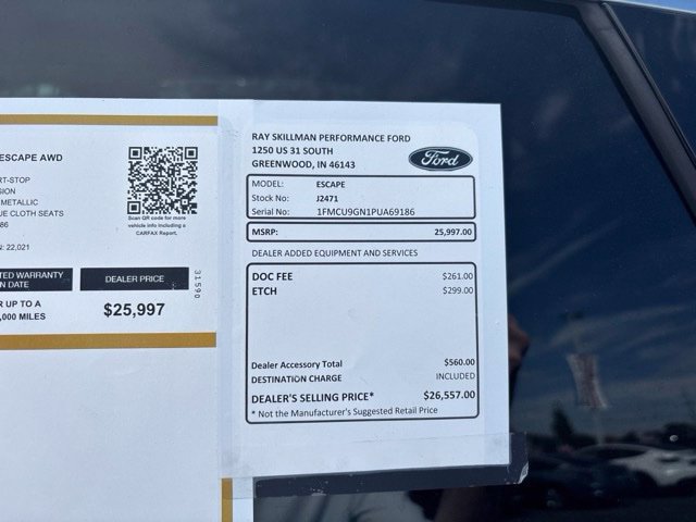 Certified 2023 Ford Escape Active AWD/4WD image 2