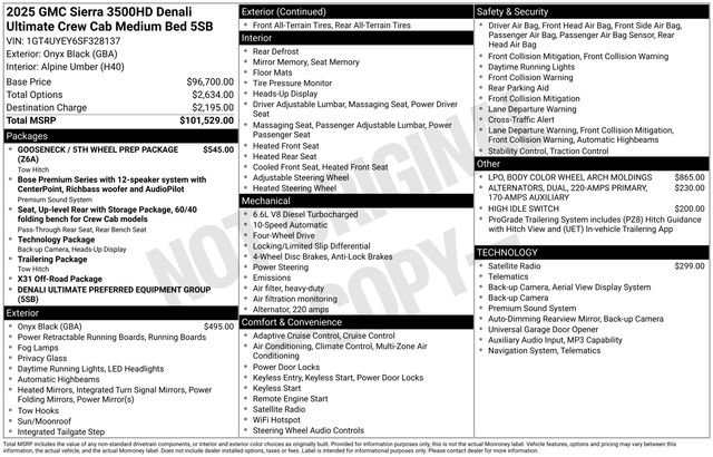 Used 2025 GMC Sierra 3500 Denali Ultimate AWD/4WD image 2