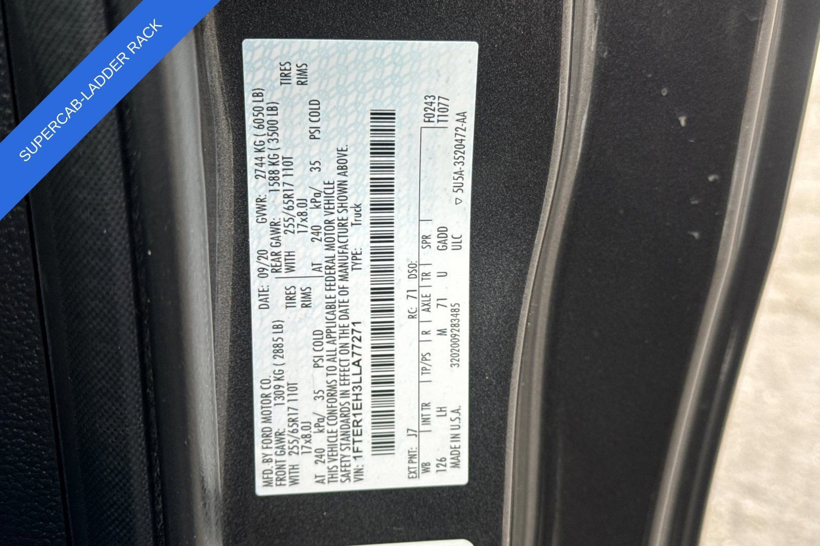 Certified 2020 Ford Ranger XLT w/ Equipment Group 301A Mid image 27