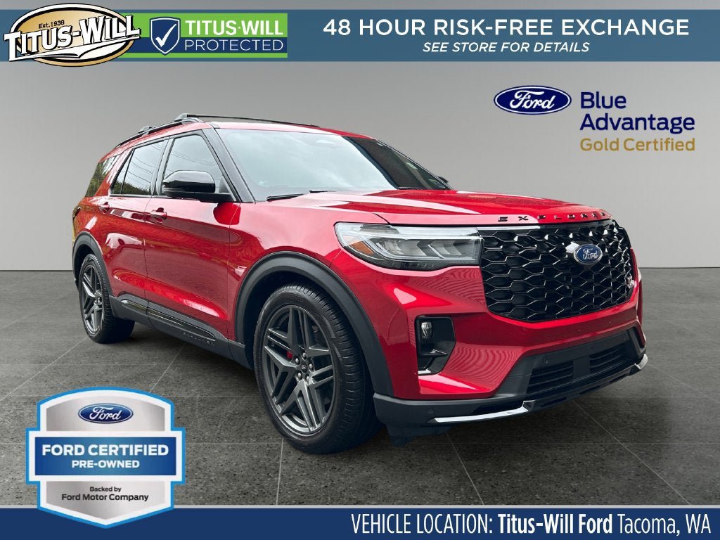 Certified 2025 Ford Explorer ST w/ Sun And Sound Package