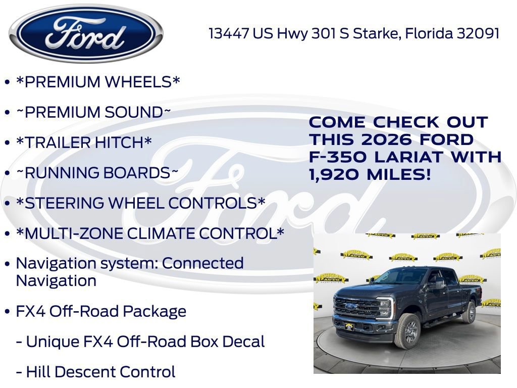 Certified 2026 Ford F350 Lariat w/ Lariat Premium Package image 17