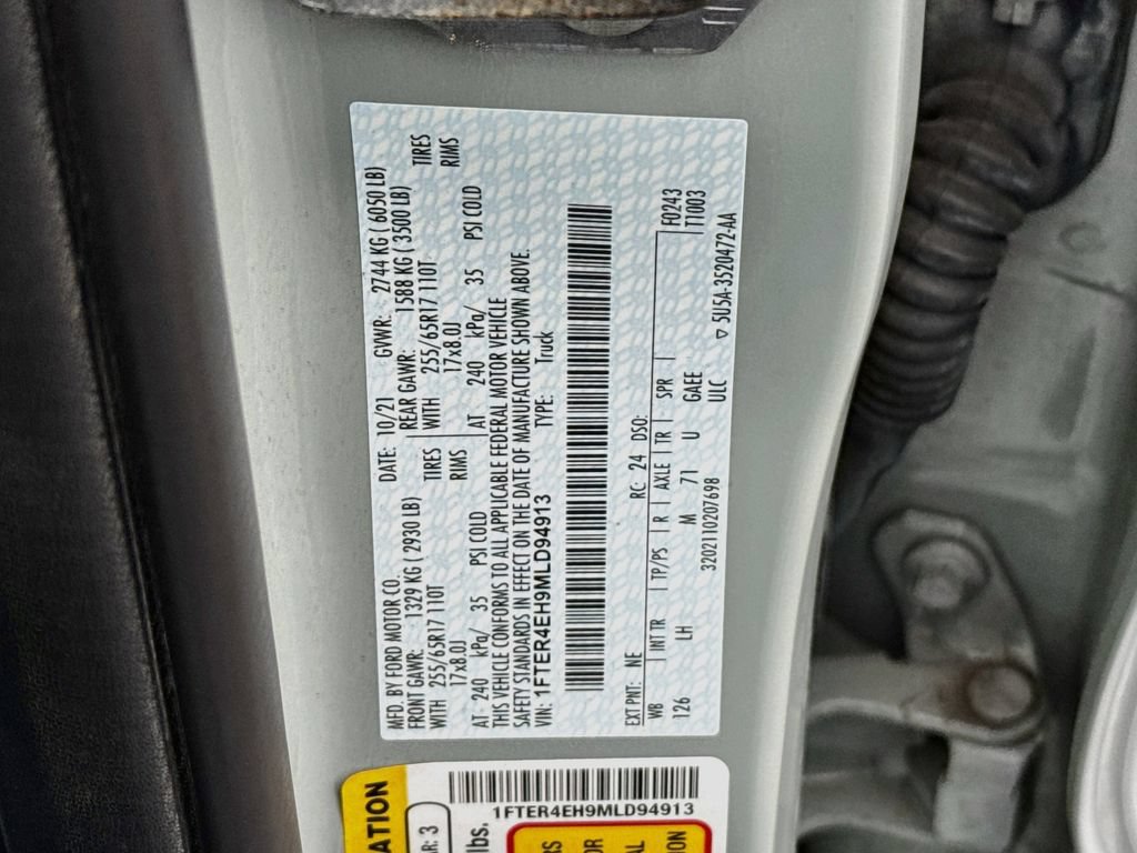 Certified 2021 Ford Ranger XLT w/ Equipment Group 301A Mid RWD image 29