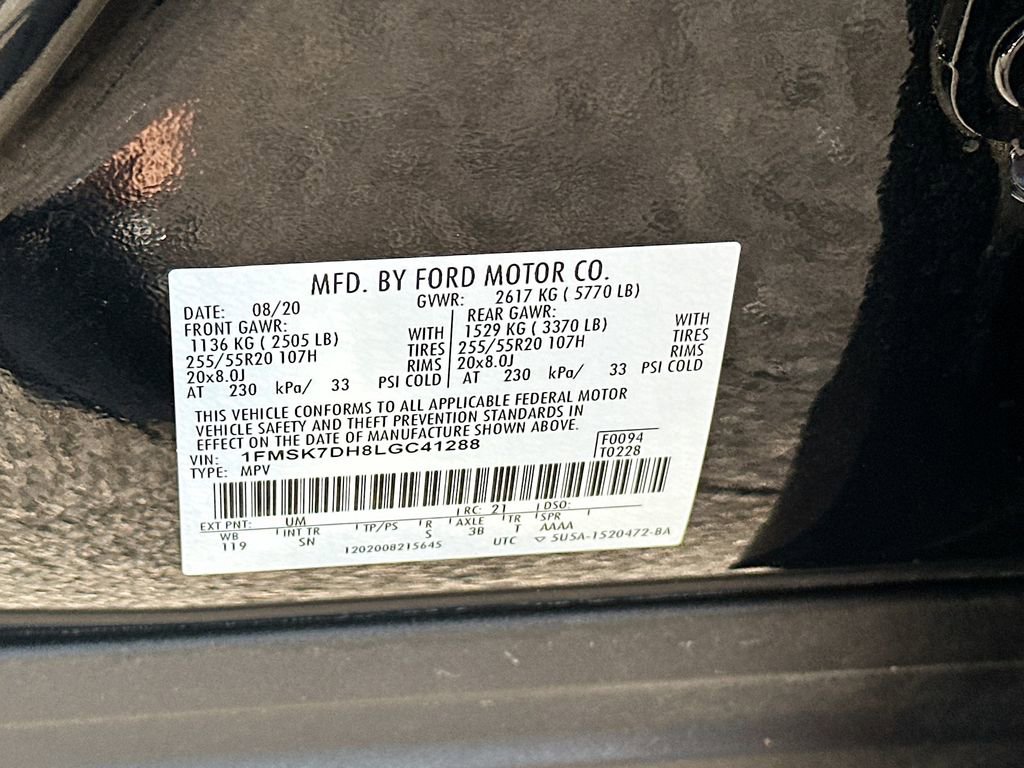 Certified 2020 Ford Explorer XLT w/ Equipment Group 202A RWD image 27