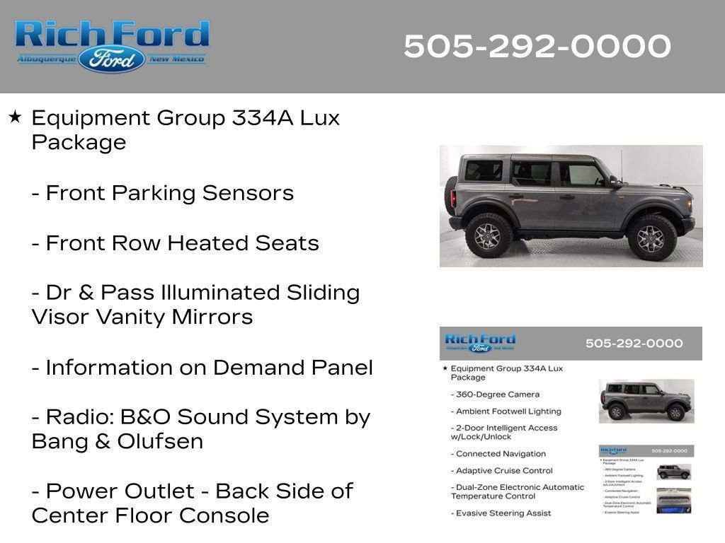 Certified 2025 Ford Bronco Badlands AWD/4WD image 35