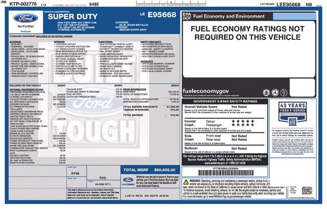 Certified 2020 Ford F250 XLT w/ Tremor Off-Road Package AWD/4WD image 5