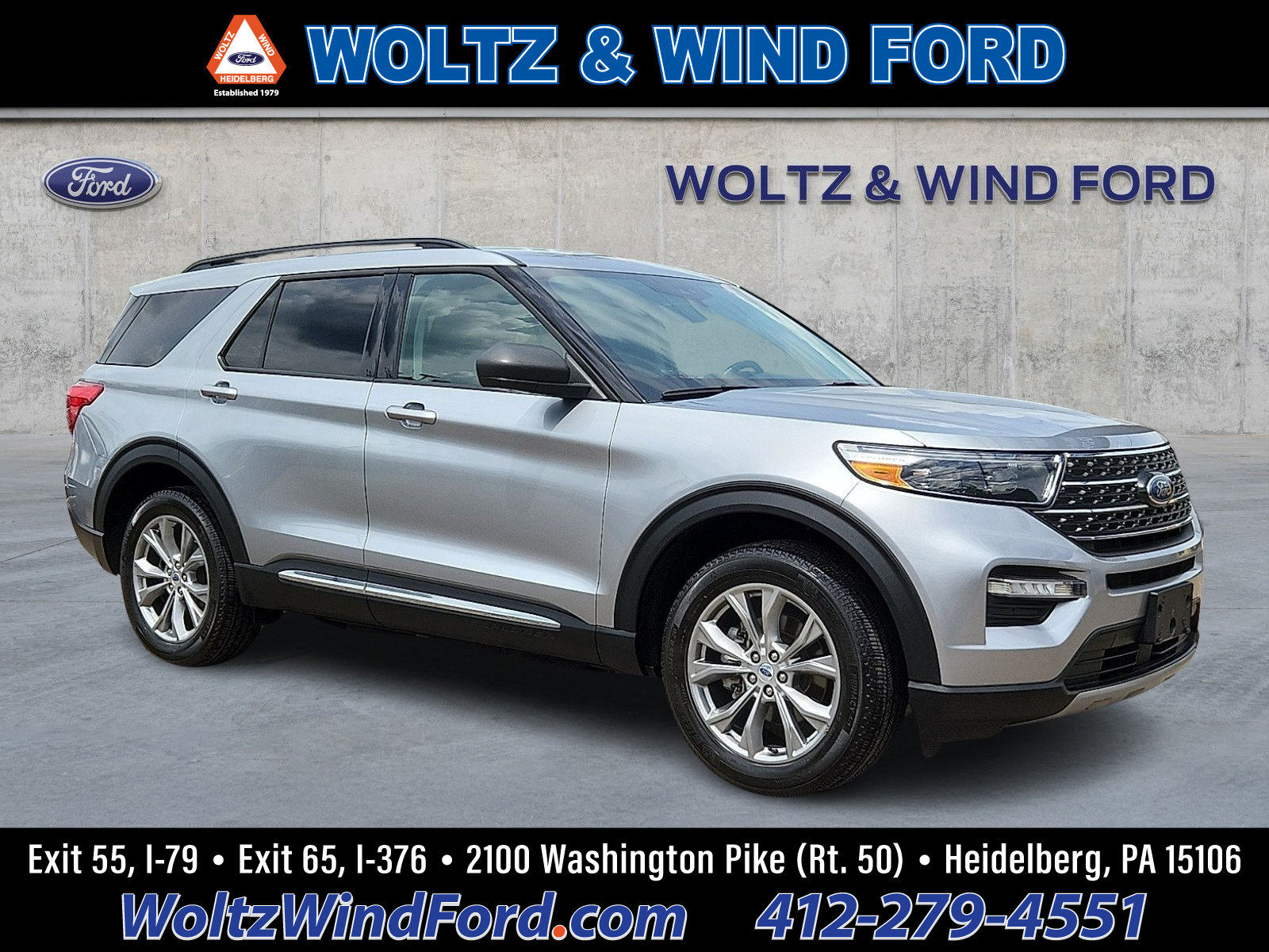 Certified 2022 Ford Explorer XLT w/ Equipment Group 202A AWD/4WD image 1