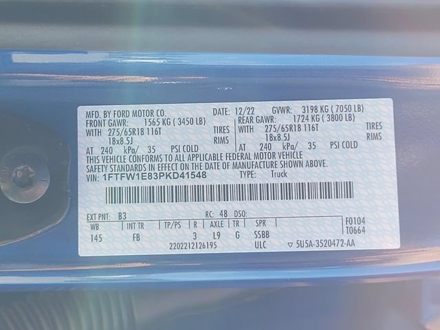 Certified 2023 Ford F150 XLT w/ Equipment Group 302A High AWD/4WD image 17