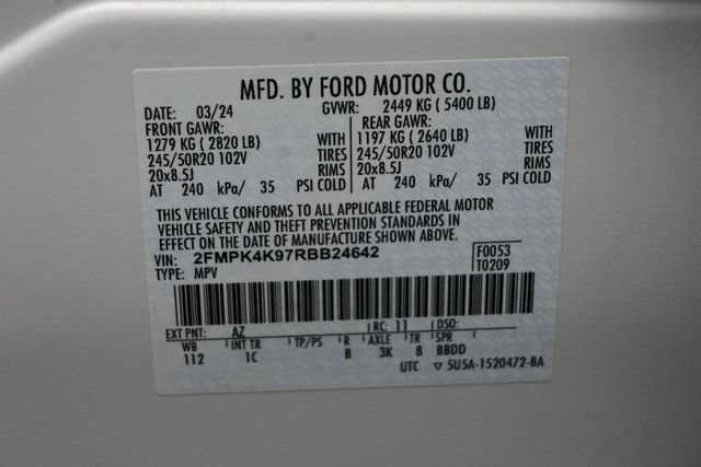 Certified 2024 Ford Edge Titanium w/ Titanium Elite Package AWD/4WD image 35