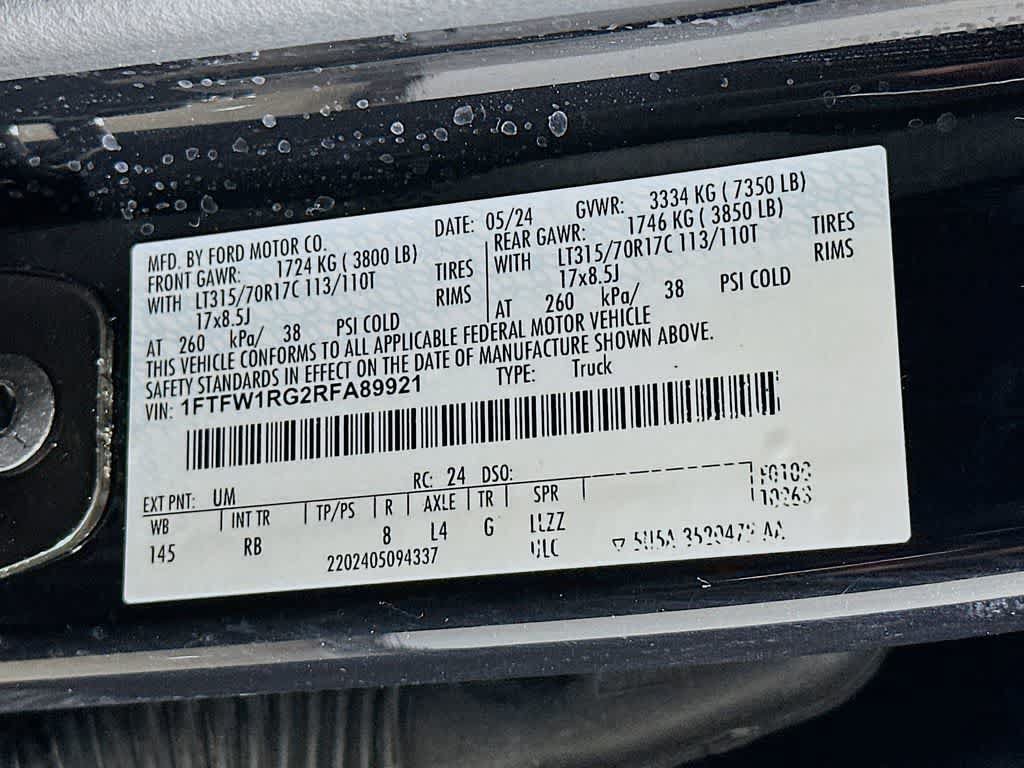 Certified 2024 Ford F150 Raptor AWD/4WD image 23