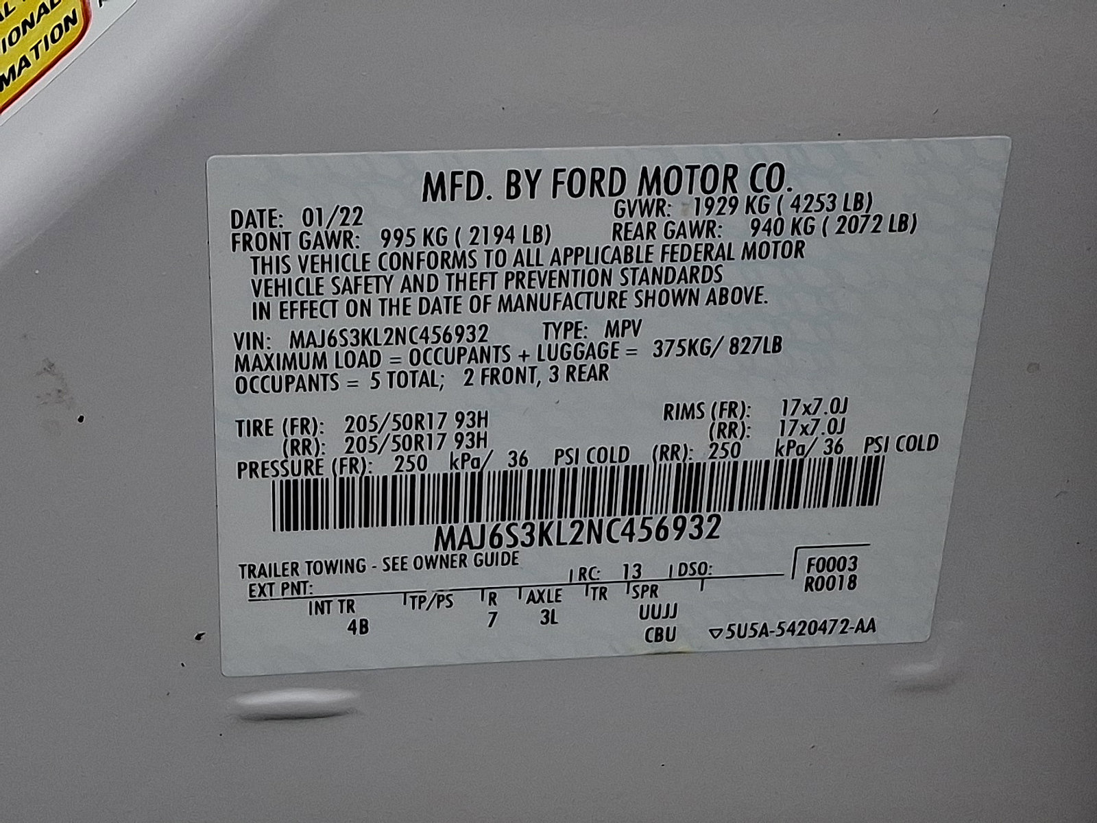 Certified 2022 Ford EcoSport Titanium image 27