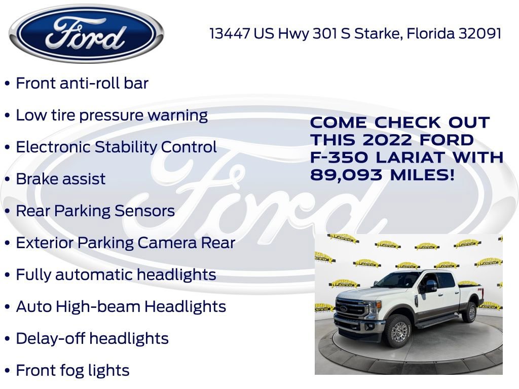 Certified 2022 Ford F350 Lariat w/ Chrome Package AWD/4WD image 30