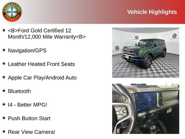 Certified 2024 Ford Bronco Big Bend AWD/4WD image 2