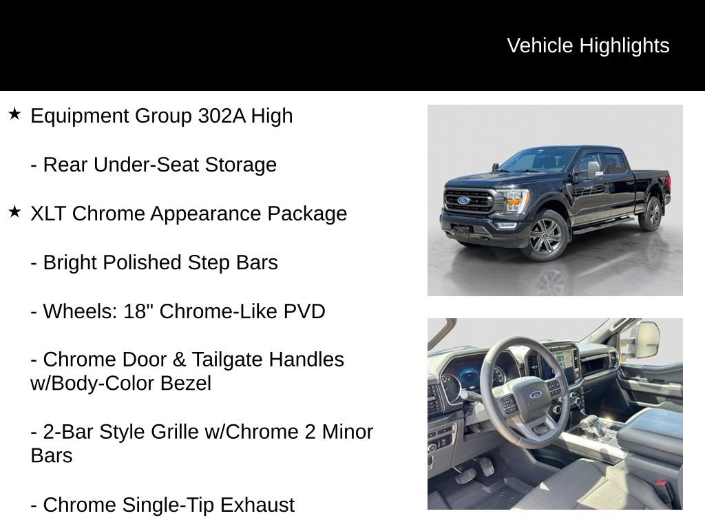 Certified 2022 Ford F150 XLT w/ Equipment Group 302A High AWD/4WD image 16