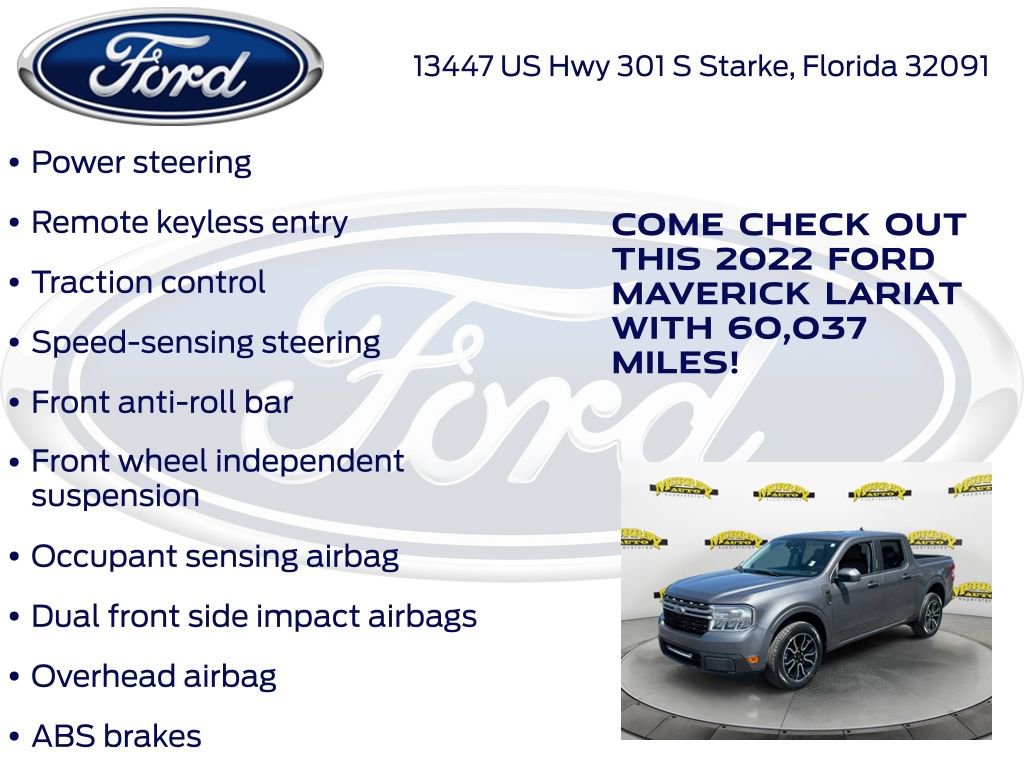 Certified 2022 Ford Maverick Lariat FWD image 20