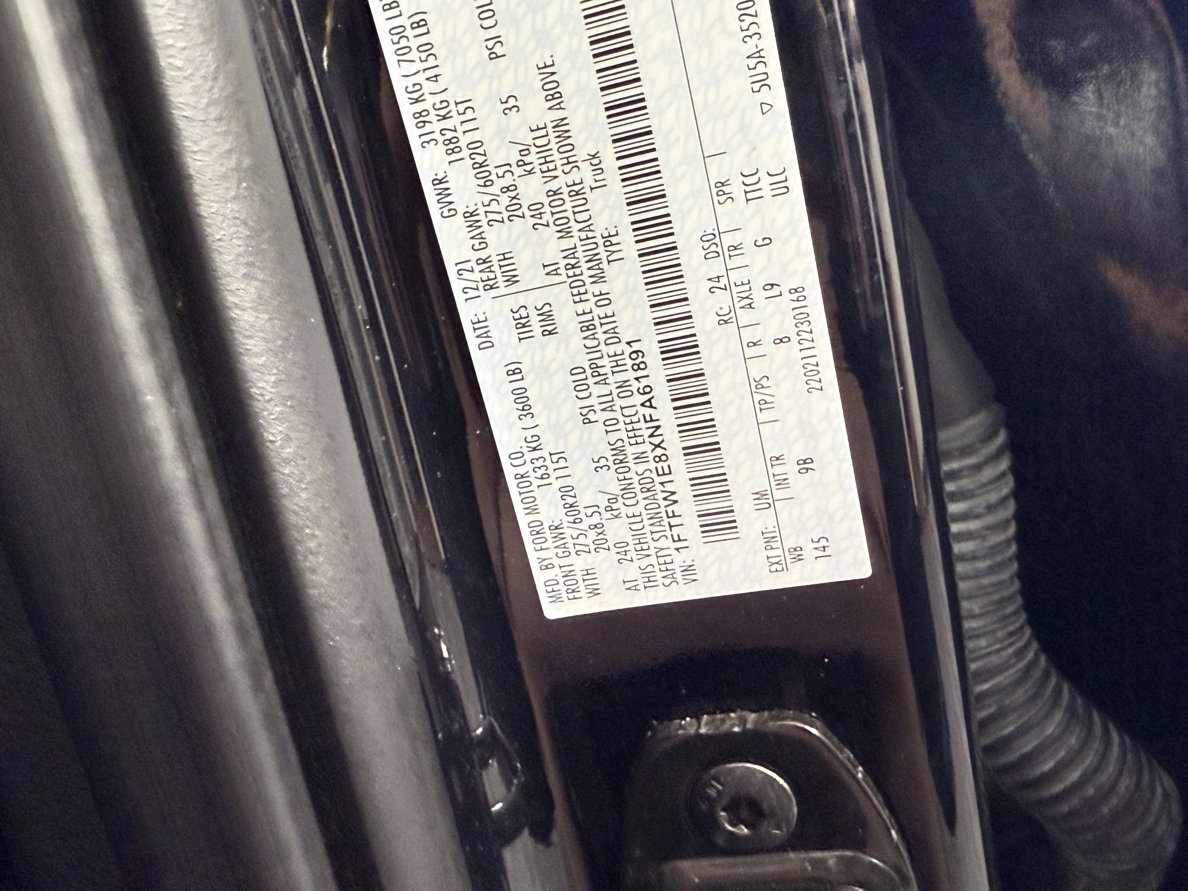 Certified 2022 Ford F150 Platinum w/ Equipment Group 701A High AWD/4WD image 34