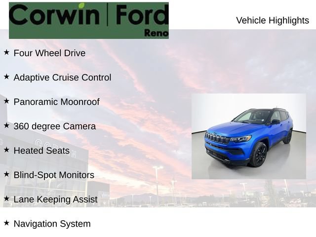 Used 2022 Jeep Compass Latitude w/ Sun and Sound Group AWD/4WD image 8