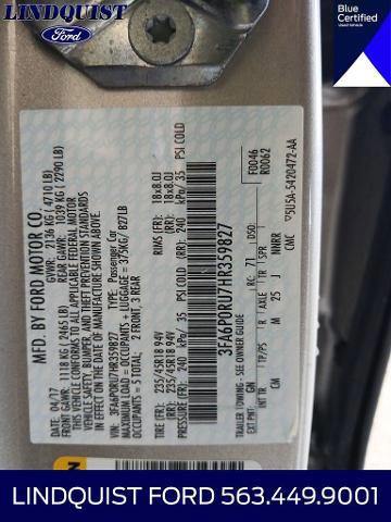 Certified 2017 Ford Fusion Titanium image 22