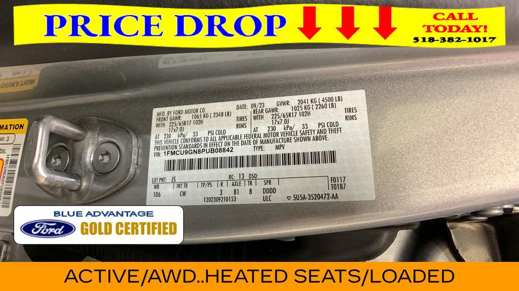 Certified 2023 Ford Escape Active AWD/4WD image 44