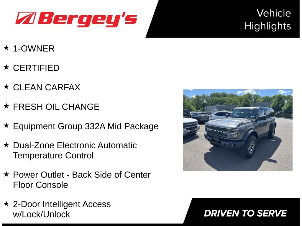 Certified 2025 Ford Bronco Badlands AWD/4WD image 5