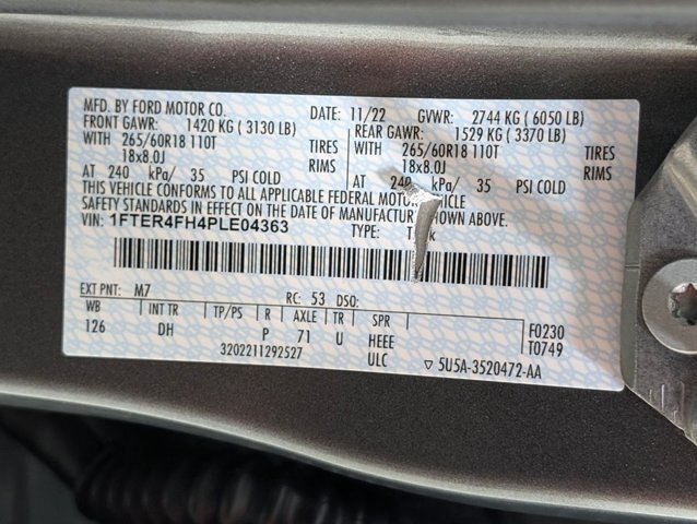 Certified 2023 Ford Ranger Lariat w/ Technology Package AWD/4WD image 28