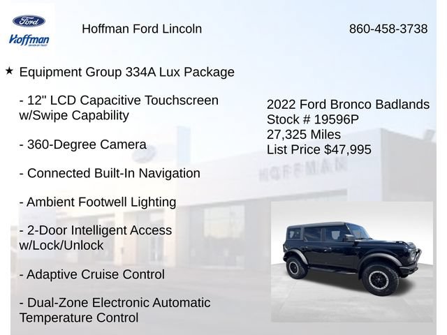 Certified 2022 Ford Bronco Badlands AWD/4WD image 6
