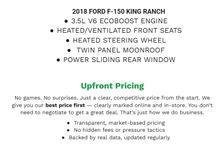 Certified 2018 Ford F150 King Ranch w/ Equipment Group 601A Luxury AWD/4WD image 2