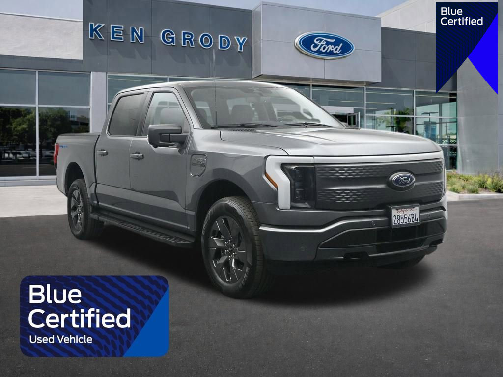 Certified 2023 Ford F150 Lightning XLT w/ Equipment Group 312A High image 1