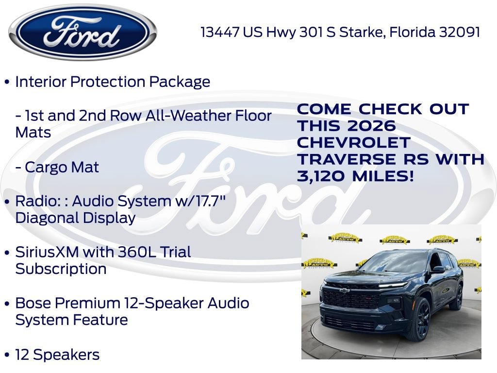 Used 2026 Chevrolet Traverse RS FWD image 20