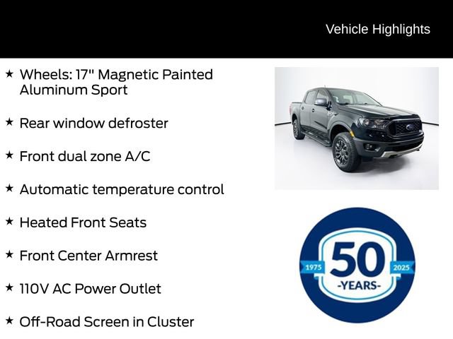 Certified 2023 Ford Ranger XLT w/ Equipment Group 302A High AWD/4WD image 16