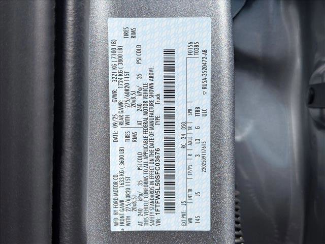 Certified 2025 Ford F150 Lariat w/ Equipment Group 501A Mid AWD/4WD image 23