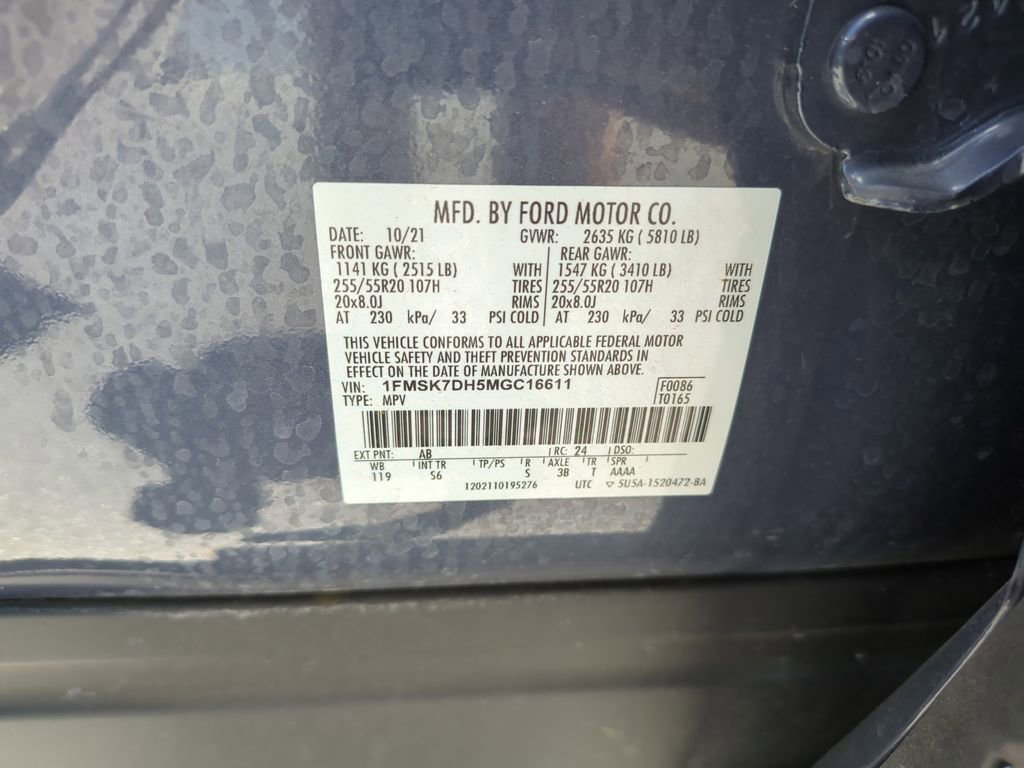 Certified 2021 Ford Explorer XLT w/ Equipment Group 202A RWD image 30