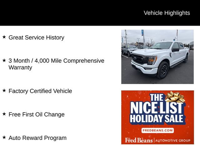 Certified 2022 Ford F150 XLT w/ Equipment Group 302A High image 3