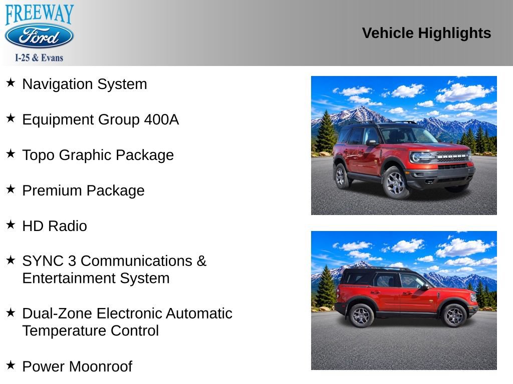 Certified 2024 Ford Bronco Sport Badlands w/ Premium Package AWD/4WD image 4